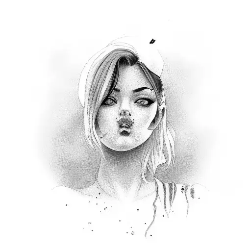 A Hot Girl Date Enjoying A Delicious Meal