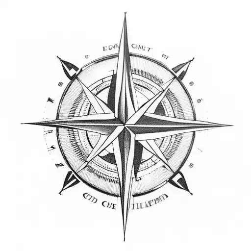 Compass With The Country Of Belgium Behind It