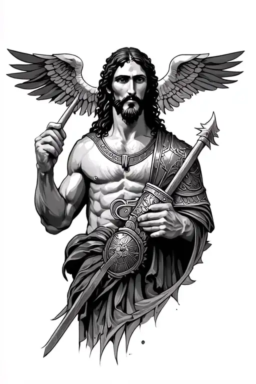 Gladiator And Jesus Christ