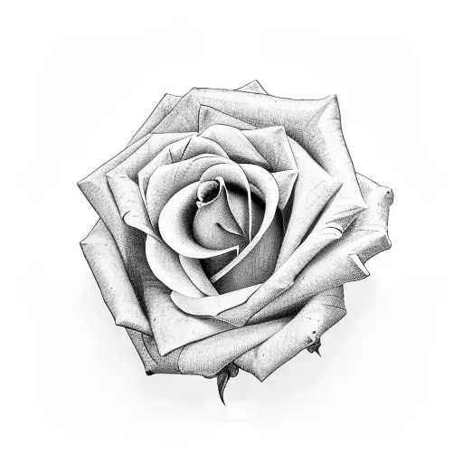 A Rose Growing Out Of A Vinyl Record