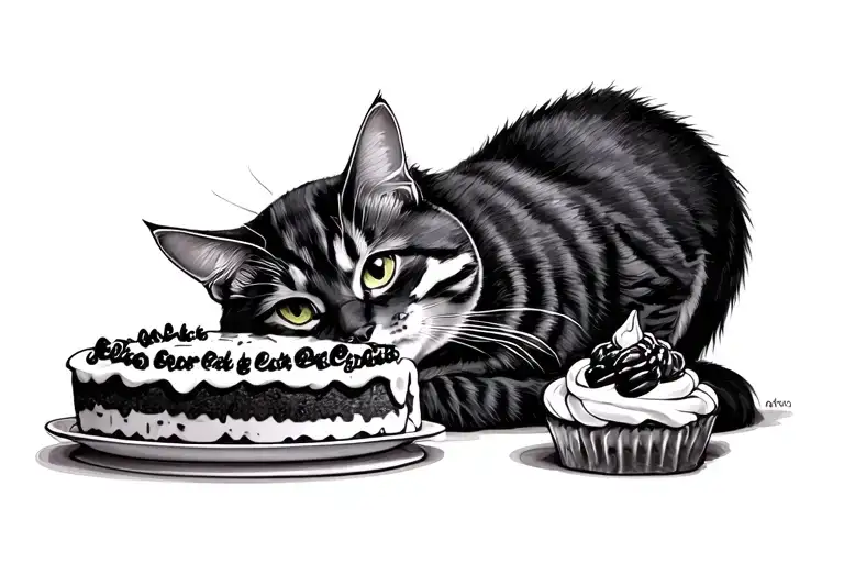 Cat Eat Cake