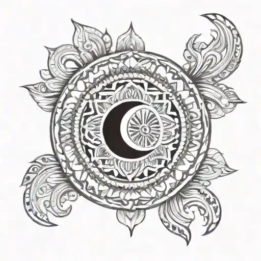 Moon Mandala Chakra Ornaments