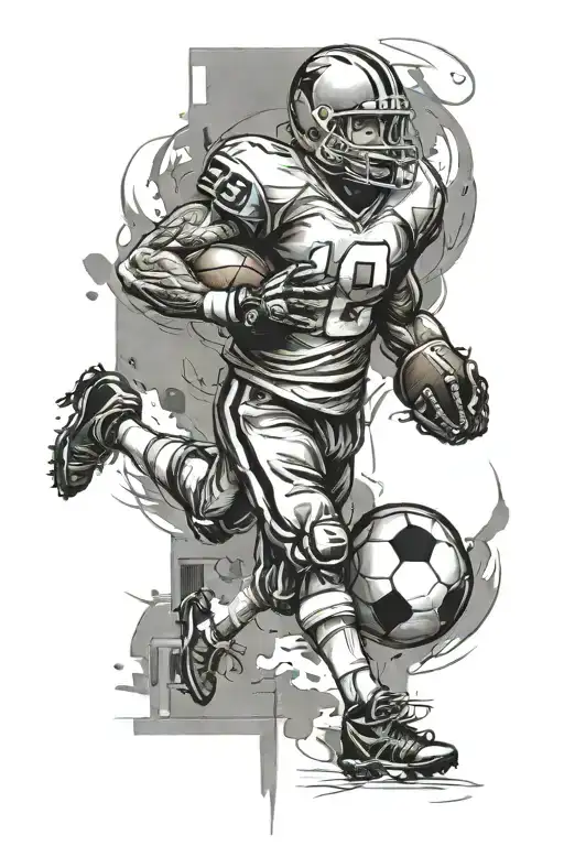 Love Of Football And Working Out