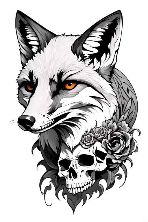 Fox And Skulls