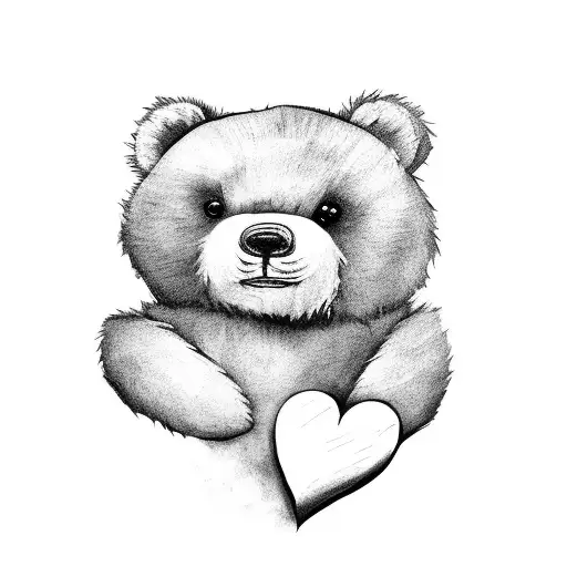Teddy Bear Holding A Heart With The Name Kasandra On The Inside