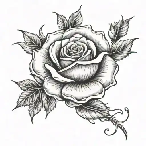 Persevere With Rose Intertwined