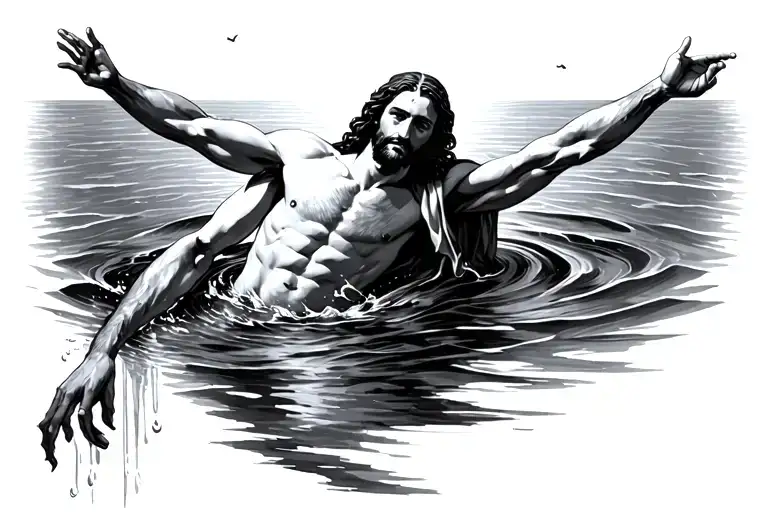 Jesus Rescuing Me From Drowning