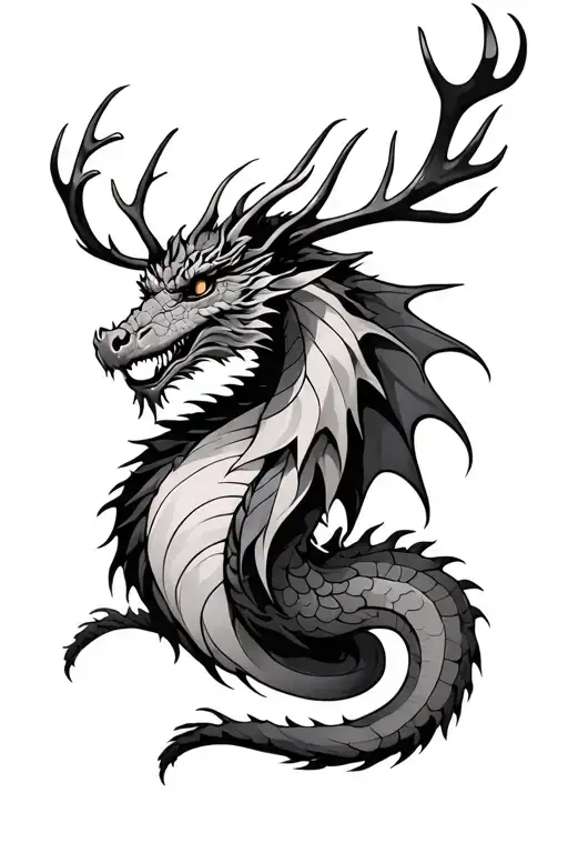 Dragon And Stag
