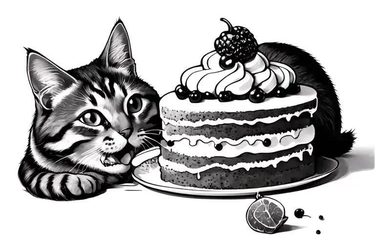 Cat Eat Cake
