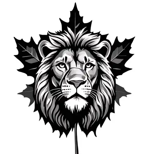 Canada Maple Leaf And Sri Lanka Lion