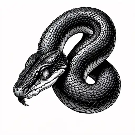 Snake Atheris Hispida