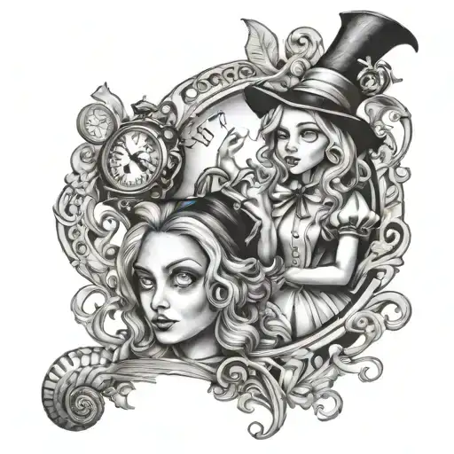 Crazy Alice In Wonderland