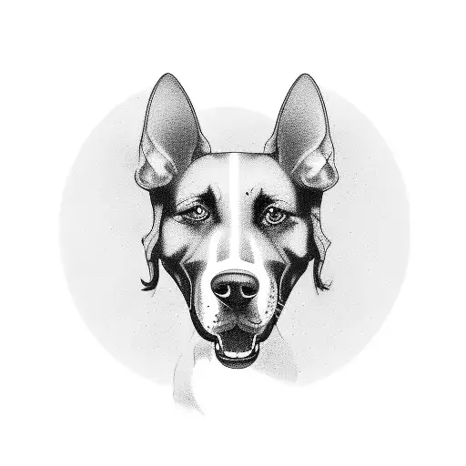 A Silhouette Of A Dog Trainer Teaching At Her Dog