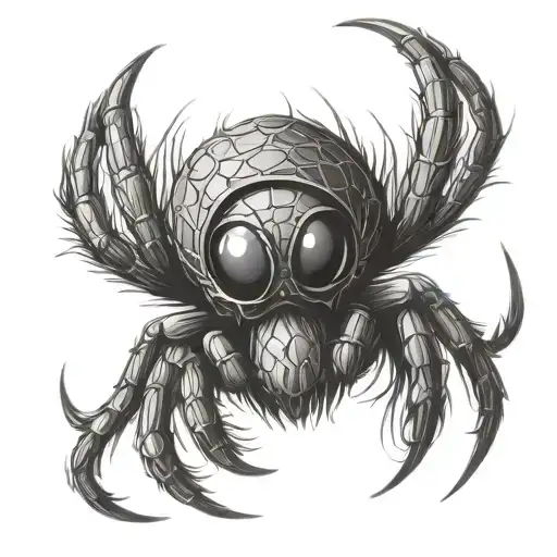 Spider With Eye Body