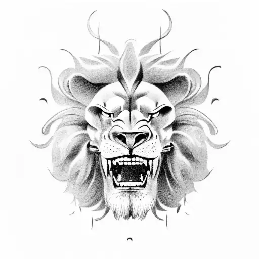 Hercules Skull Wearing Nemean Lion