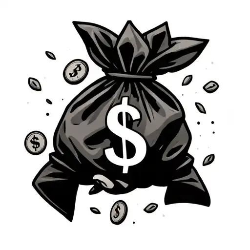 A Hand Chaosing A Money Bag