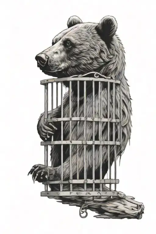 Bear In A Cage