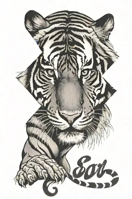 Tiger With Name