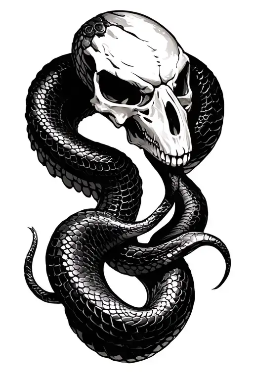 Snake Skeleton Hip