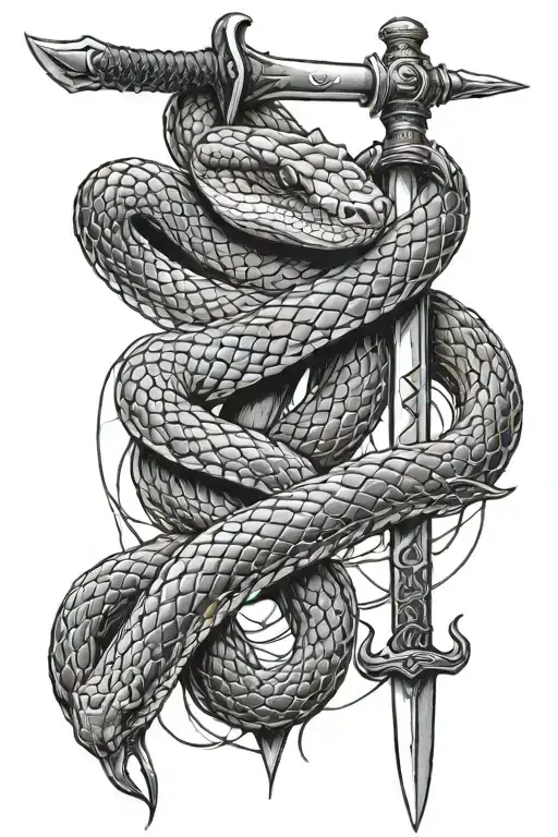 Snake And Sword
