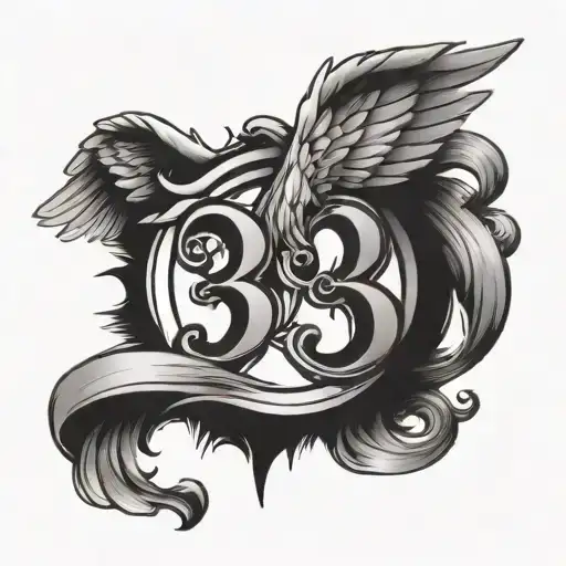 333 Angel Number With Halo