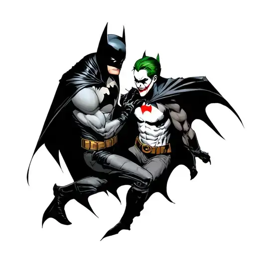 Batman And Joker Fighting