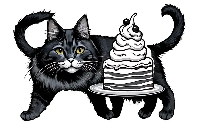 Cat Eat Cake