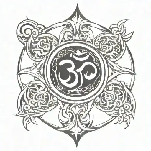 Om Symbol In Goth