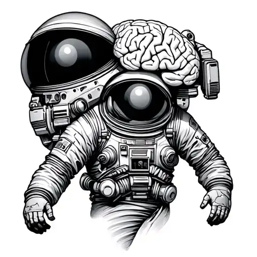 Astronaut With A Brain