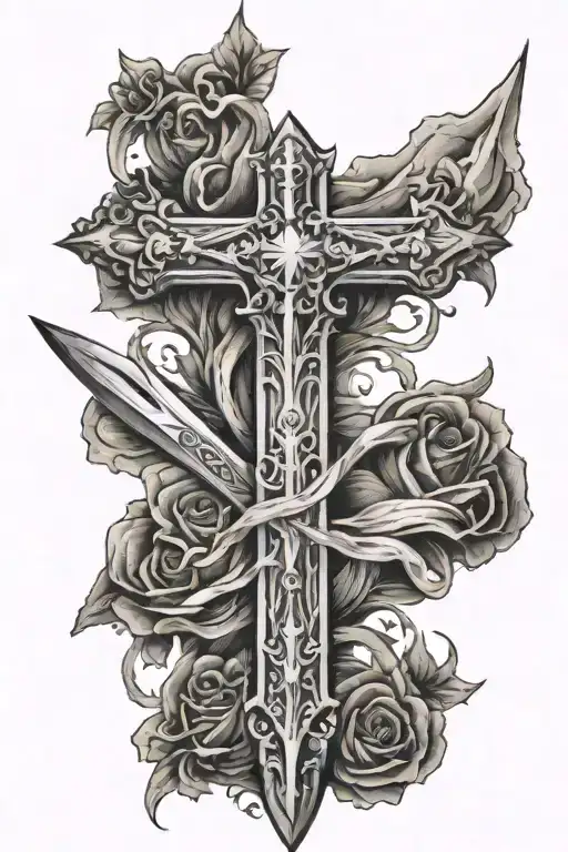 Cross But It's A Sword