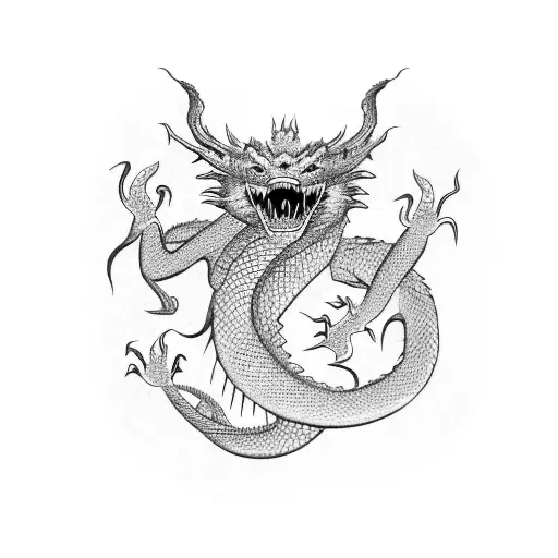 Family Tree With Dragon