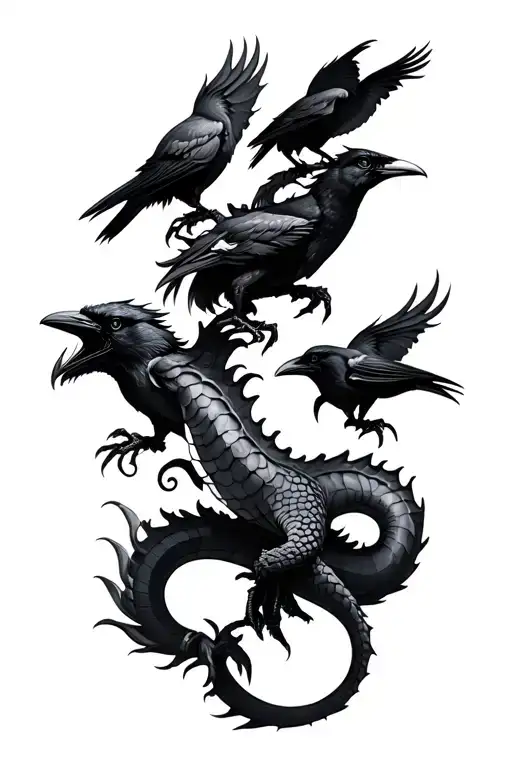 Crows On A Dragon
