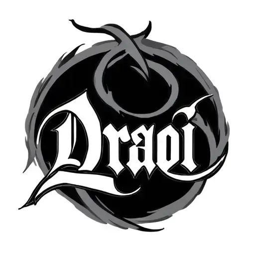Script Font Tattoo Word Draoi