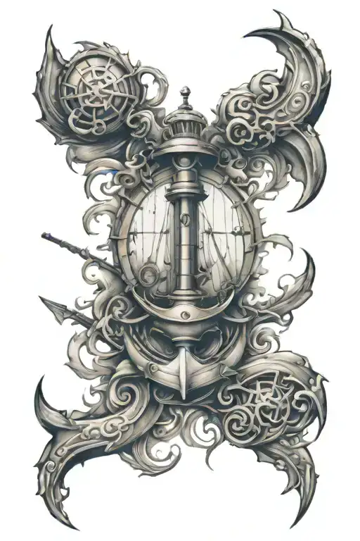 Nautical Fore Arm Sleeve