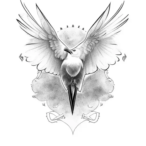 Raven Simple Outline