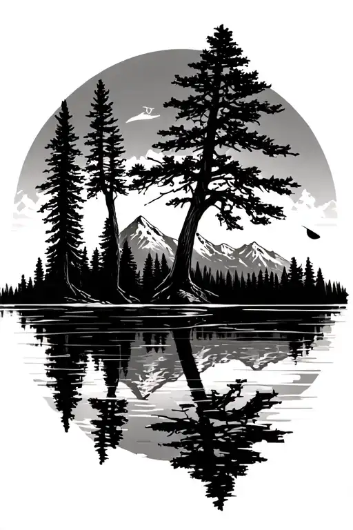 Disc Golf In The Mountains Filled With Trees