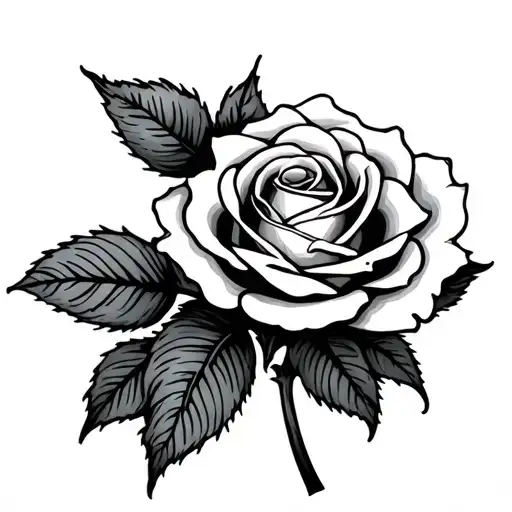 A Meaningful Quote With A Small Rose