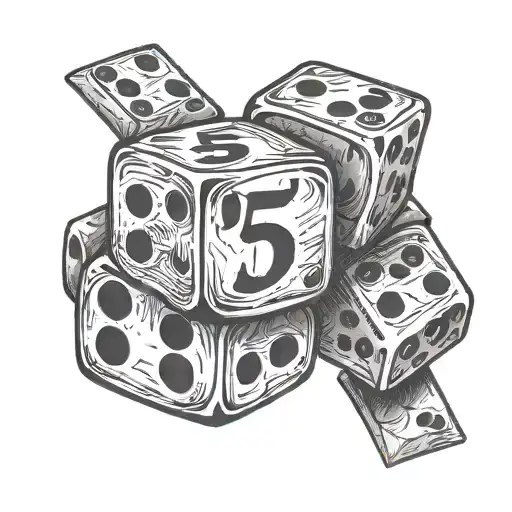 Dice With Number 5