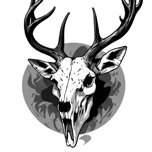 Deer Skull Velvet