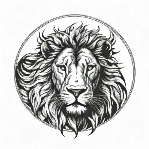 Aslan But Simple Line Art