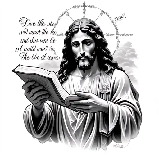 Jesus Christ With Bible Verse