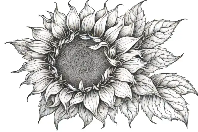 Sunflower With Dolphain
