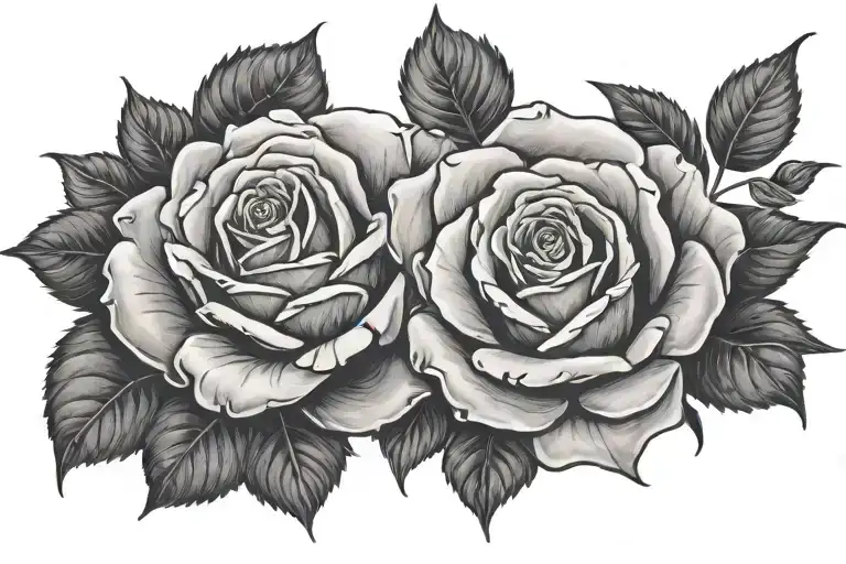 20 Juin 1964 Avec Une Rose Noir