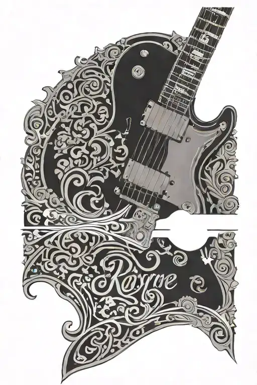 Black Epiphone Lp Studio Guitar With The Name Rayne Incorporated