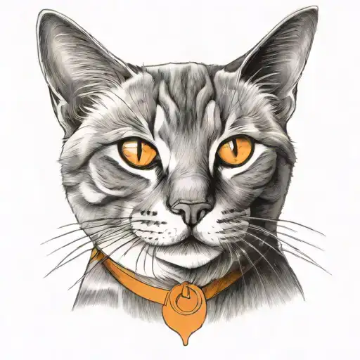 Orange Cat That Is Fading