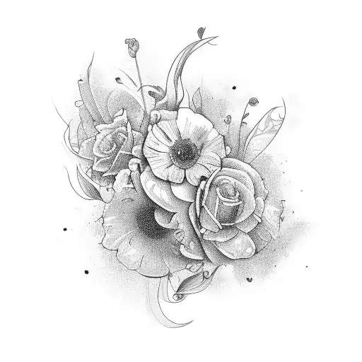 Line Art Floral