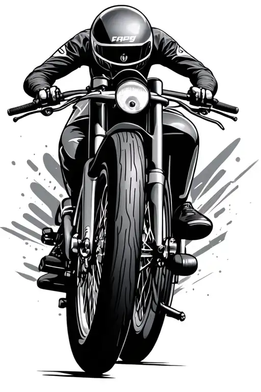 Racing Bike Surrounded