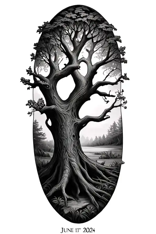 June 1St 2024 Carved Into A Tree