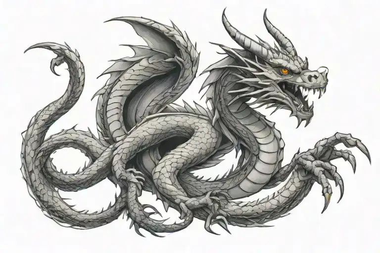 Elongated Dragon Wrapped