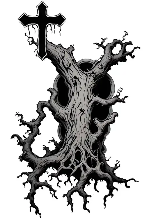 A Poison Tree With Cross Growing Inside